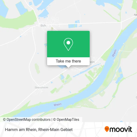 Карта Hamm am Rhein