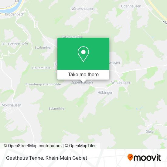 Карта Gasthaus Tenne