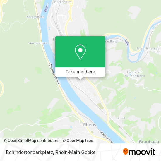 Behindertenparkplatz map