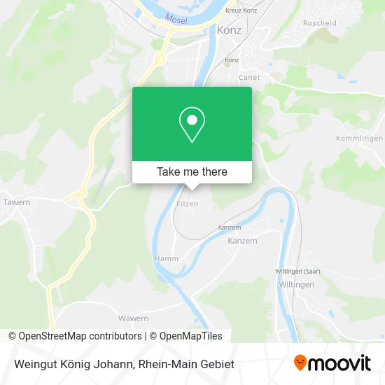 Карта Weingut König Johann