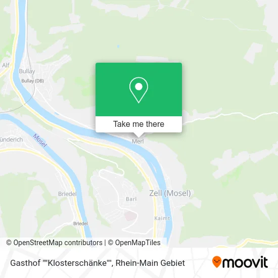Карта Gasthof ""Klosterschänke""
