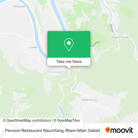 Карта Pension-Restaurant Rauchfang