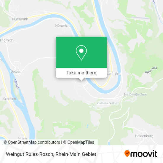 Карта Weingut Rules-Rosch