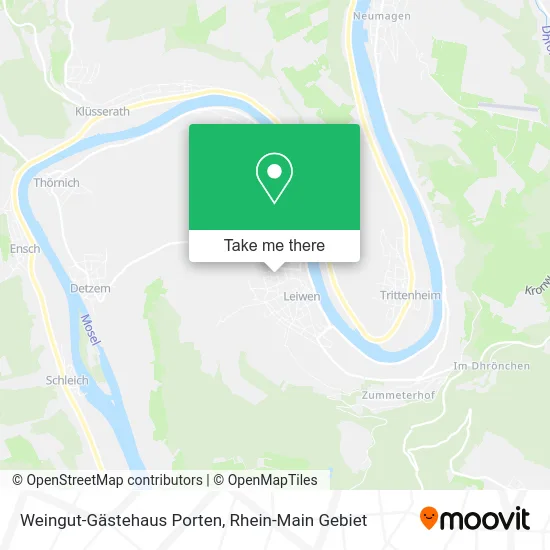 Карта Weingut-Gästehaus Porten