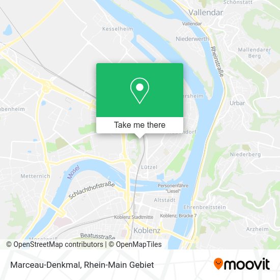 Карта Marceau-Denkmal