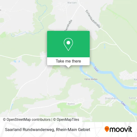 Карта Saarland Rundwanderweg
