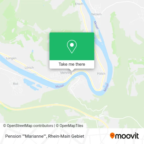 Карта Pension ""Marianne""