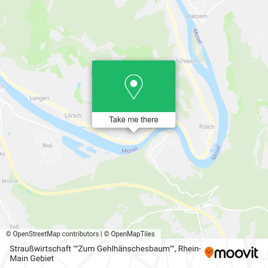 Карта Straußwirtschaft ""Zum Gehlhänschesbaum""