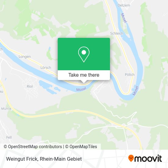 Карта Weingut Frick