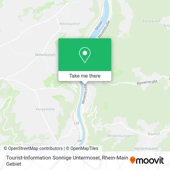Карта Tourist-Information Sonnige Untermosel
