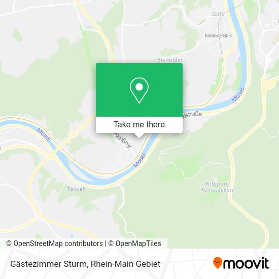 Карта Gästezimmer Sturm