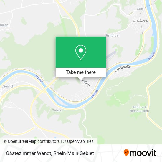 Карта Gästezimmer Wendt