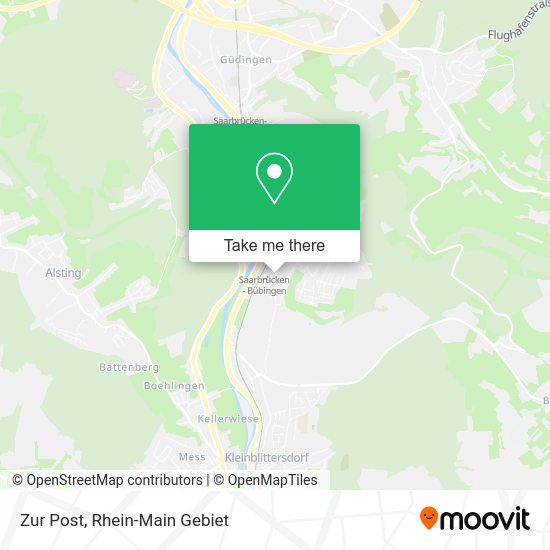 Карта Zur Post