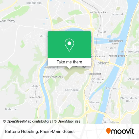 Карта Batterie Hübeling
