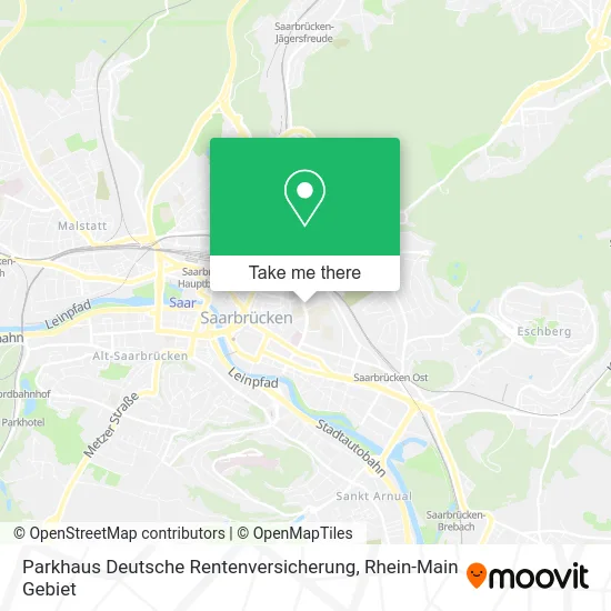 Карта Parkhaus Deutsche Rentenversicherung