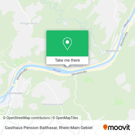 Карта Gasthaus Pension Balthasar