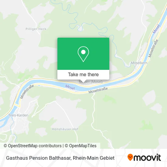 Карта Gasthaus Pension Balthasar
