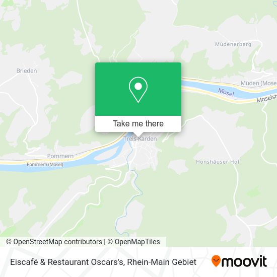 Карта Eiscafé & Restaurant Oscars's