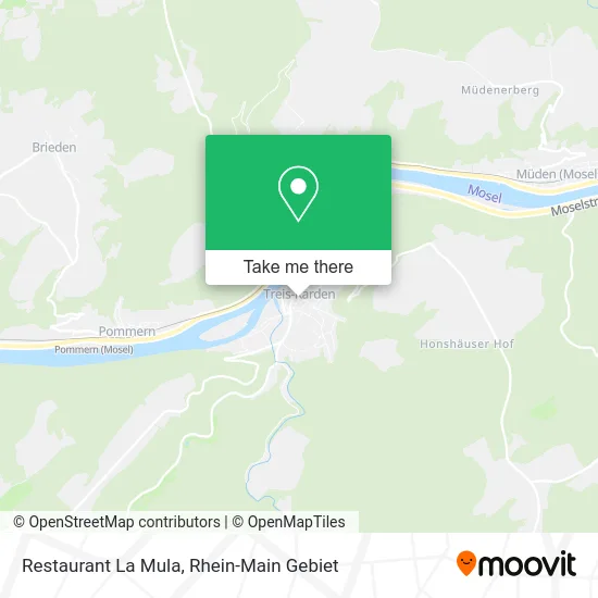 Карта Restaurant La Mula
