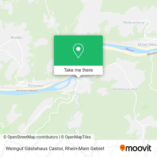Карта Weingut Gästehaus Castor