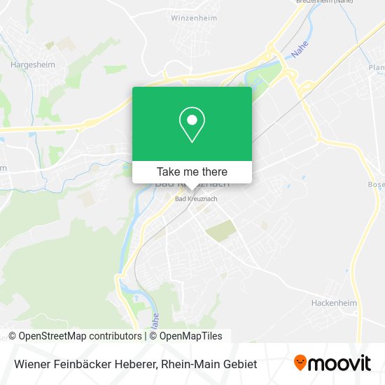 Карта Wiener Feinbäcker Heberer