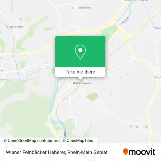 Карта Wiener Feinbäcker Heberer
