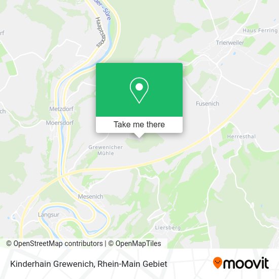 Карта Kinderhain Grewenich