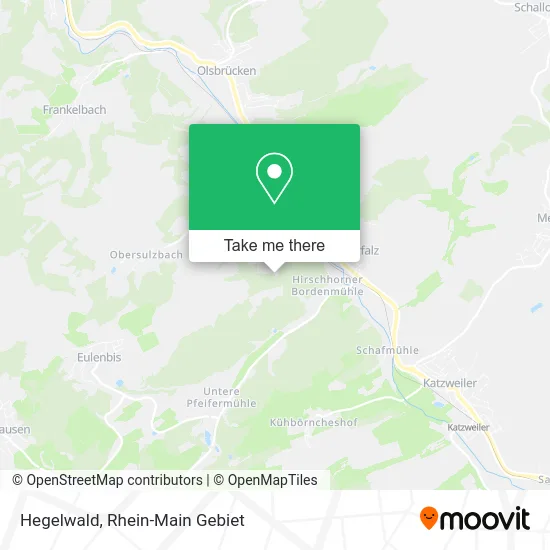 Карта Hegelwald
