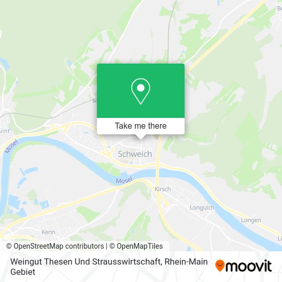Карта Weingut Thesen Und Strausswirtschaft