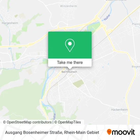 Карта Ausgang Bosenheimer Straße