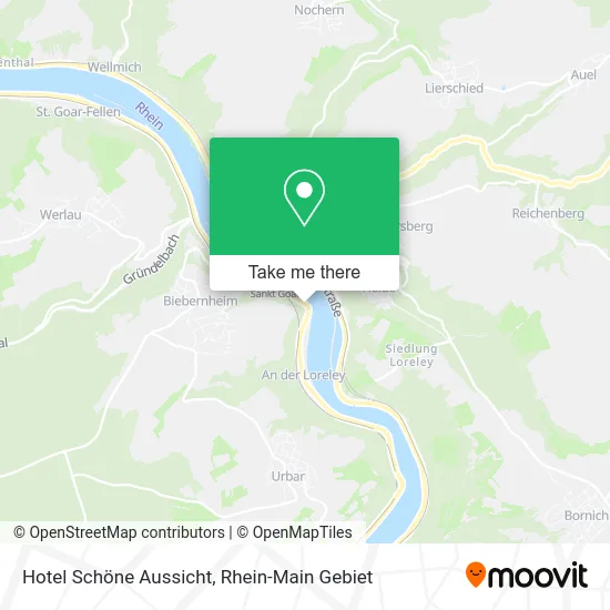 Карта Hotel Schöne Aussicht