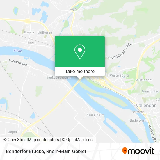 Карта Bendorfer Brücke