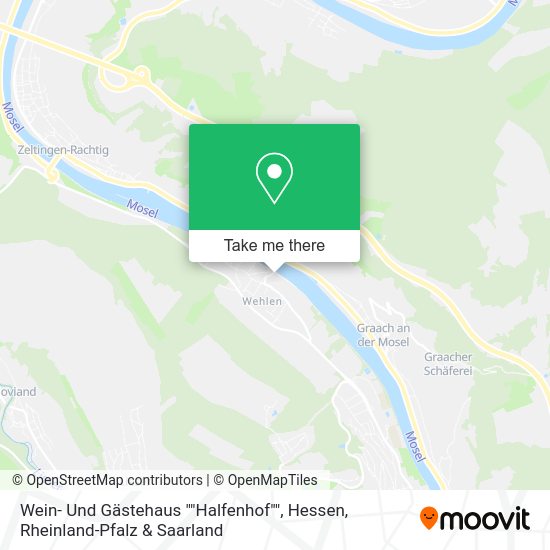 Карта Wein- Und Gästehaus ""Halfenhof""