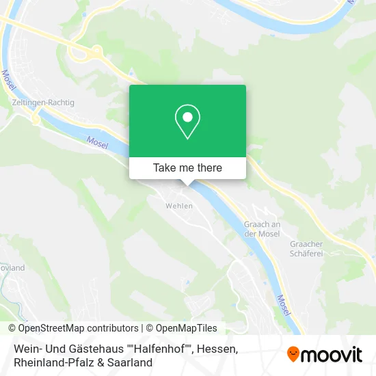 Карта Wein- Und Gästehaus ""Halfenhof""