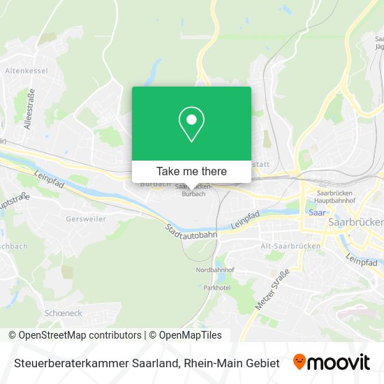 Карта Steuerberaterkammer Saarland