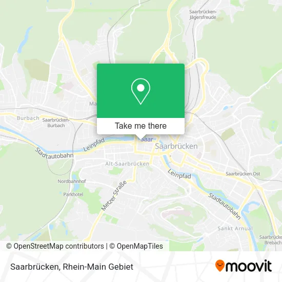 Карта Saarbrücken