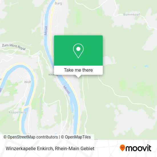 Карта Winzerkapelle Enkirch