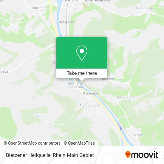 Карта Bietzener Heilquelle