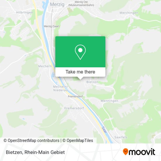 Карта Bietzen