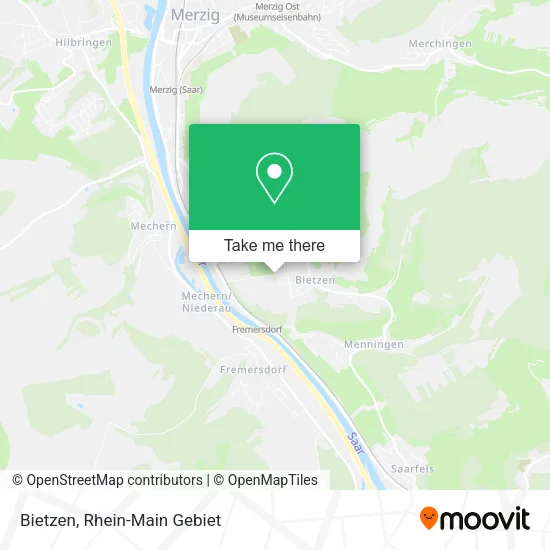 Карта Bietzen