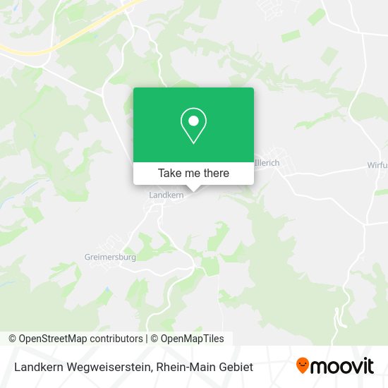 Карта Landkern Wegweiserstein