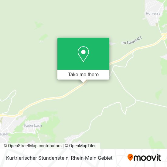 Карта Kurtrierischer Stundenstein