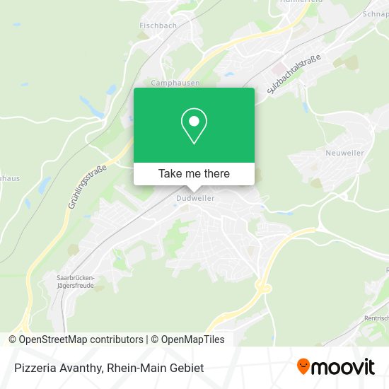 Карта Pizzeria Avanthy