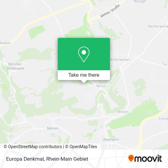Карта Europa Denkmal
