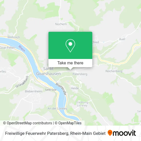 Freiwillige Feuerwehr Patersberg map
