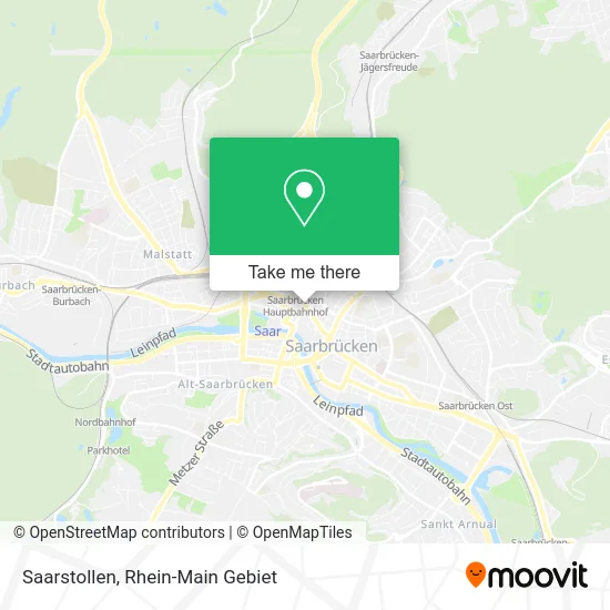 Карта Saarstollen