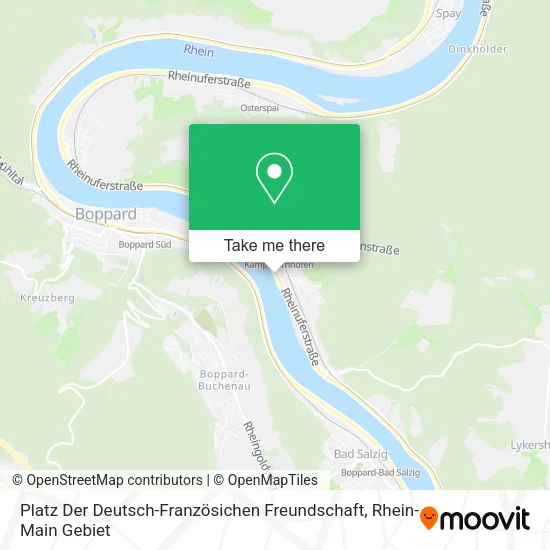 Карта Platz Der Deutsch-Französichen Freundschaft
