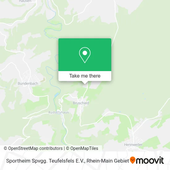 Карта Sportheim Spvgg. Teufelsfels E.V.