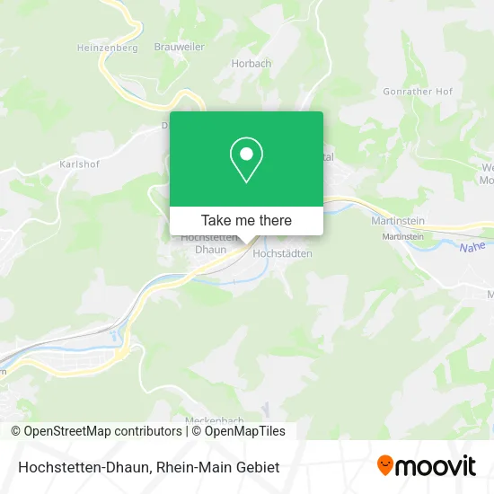 Карта Hochstetten-Dhaun