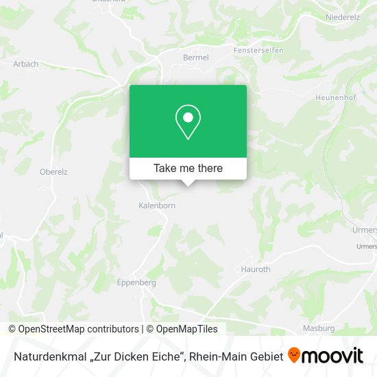 Карта Naturdenkmal „Zur Dicken Eiche“